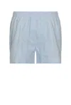 Cdlp Woven Classic Boxer Shorts In Sky Blue