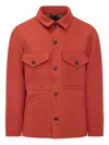 Ceccarelli Front-pockets Jacket In Orange