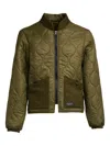Ceccarelli Quilted Liner Jacket In Green