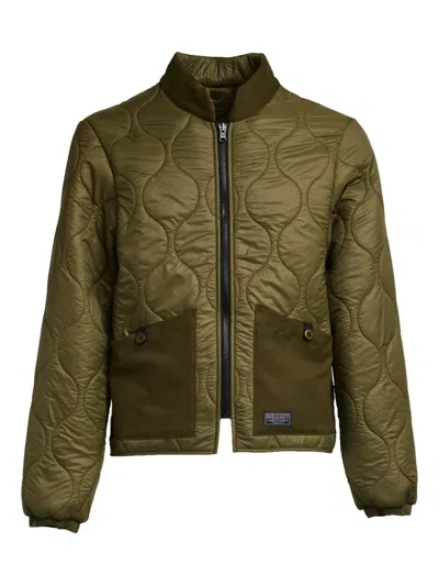 Ceccarelli Quilted Liner Jacket In Green