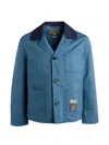 Ceccarelli Workwear Pocket Jacket In Blue