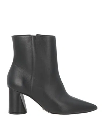 Cecconello Woman Ankle Boots Black Size 4 Leather
