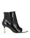 Cecconello Woman Ankle Boots Black Size 5 Textile Fibers In Black