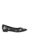Cecconello Woman Ballet Flats Black Size 6 Leather