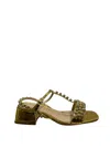 Cecconello Woman  Sandals With Heel In Gold