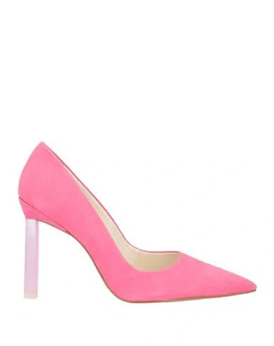 Cecconello Woman Pumps Fuchsia Size 7 Leather In Pink