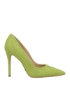 Cecconello Woman Pumps Light Green Size 6 Textile Fibers