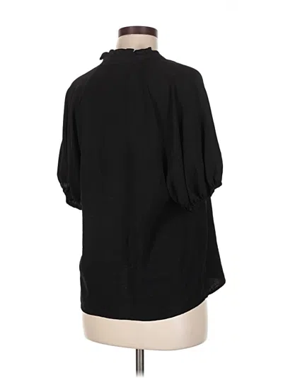 Pre-owned Cece 3/4 Sleeve Blouse In Black