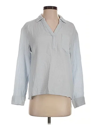 Pre-owned Cece 3/4 Sleeve Blouse In Gray