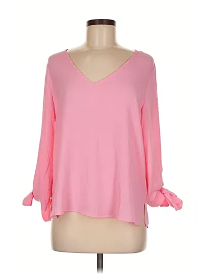 Pre-owned Cece 3/4 Sleeve Blouse In Pink