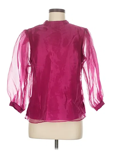 Pre-owned Cece 3/4 Sleeve Blouse In Pink