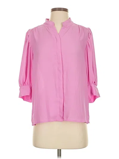 Pre-owned Cece 3/4 Sleeve Blouse In Pink