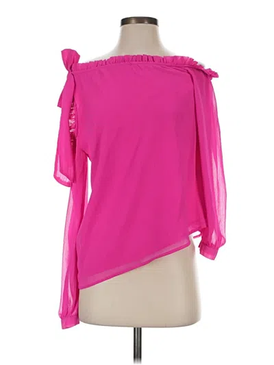 Pre-owned Cece 3/4 Sleeve Blouse In Pink