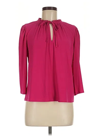 Pre-owned Cece 3/4 Sleeve Blouse In Pink