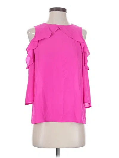 Pre-owned Cece 3/4 Sleeve Blouse In Pink