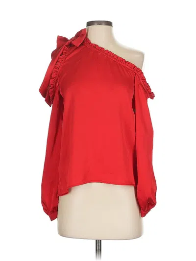 Pre-owned Cece 3/4 Sleeve Blouse In Red