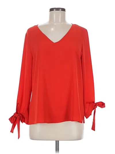 Pre-owned Cece 3/4 Sleeve Blouse In Red