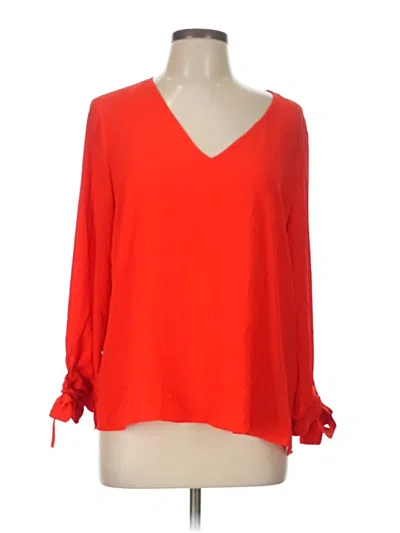 Pre-owned Cece 3/4 Sleeve Blouse In Red