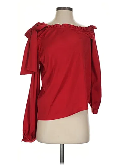 Pre-owned Cece 3/4 Sleeve Blouse In Red