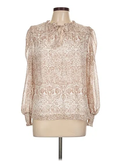 Pre-owned Cece 3/4 Sleeve Blouse In White