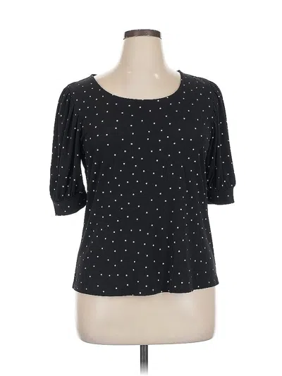 Pre-owned Cece 3/4 Sleeve T-shirt In Black