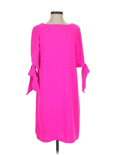 Pre-owned Cece 3/4 Sleeve Top Pink Boatneck Tops