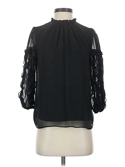 Pre-owned Cece 3/4 Sleeve T-shirt In Black