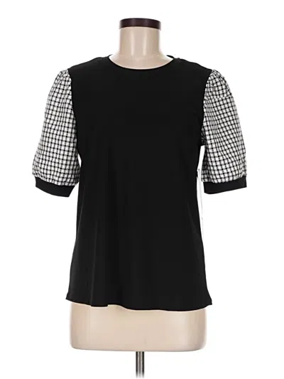 Pre-owned Cece 3/4 Sleeve T-shirt In Black