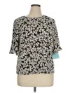 Cece 3/4 Sleeve T-shirt In Multi