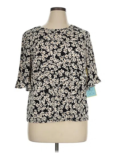 Cece 3/4 Sleeve T-shirt In Multi