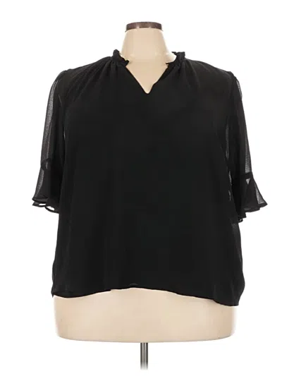 Pre-owned Cece 3/4 Sleeve T-shirt In Black
