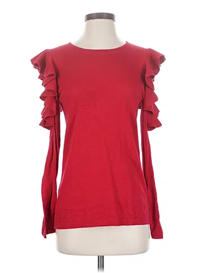 Pre-owned Cece 3/4 Sleeve T-shirt In Red