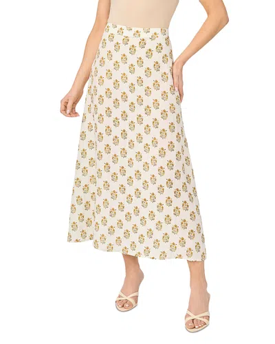 Cece A-line Maxi Skirt In Multi