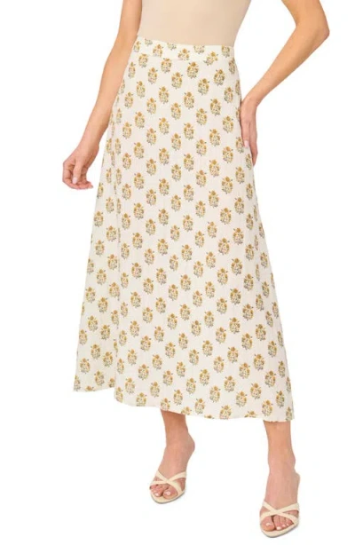 Cece A-line Maxi Skirt In Multi