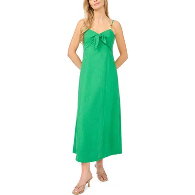 Cece Bead Strap Maxi Dress In Green