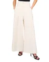 Cece Belted High Waist Wide Leg Pants In New Ivory