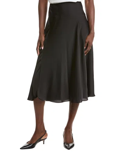 Cece Bias Midi Skirt In Black