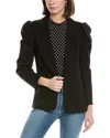 Cece Puff Shoulder Ponte Blazer