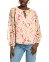 Cece Blouse In Orange