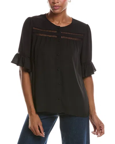 Cece Blouson Top In Black