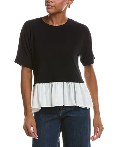 Cece Blouson Top In Black