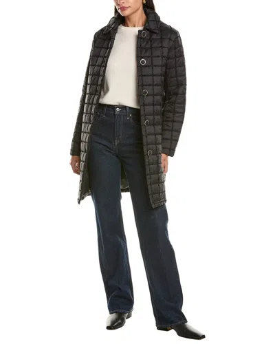 Cece Boulce Quilted Coat In Black