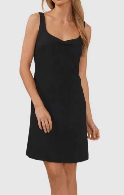 Cece Bow Shift Dress In Black