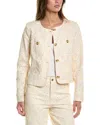 Cece Broderie Jacket In White