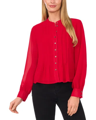 CECE CECE BUTTON-UP BLOUSE