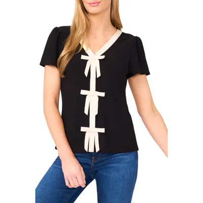 Cece By Cynthia Steffe Cascading Ruffle Knit Top