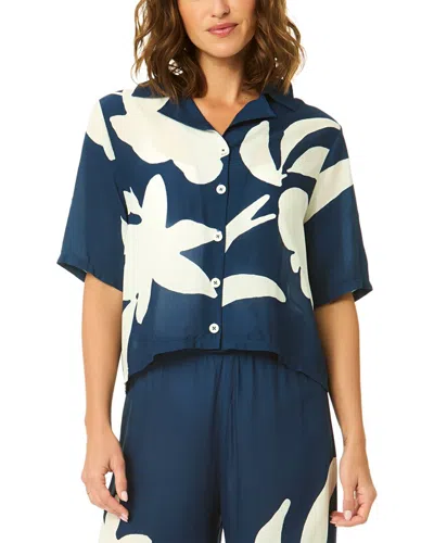 Cece Cabana Coverup Top In Blue