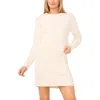 Cece Cable Crewneck Sweater In White
