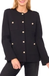 Cece Cardigan Blazer In Black