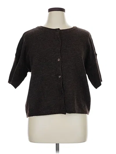 Pre-owned Cece Cardigan Sweater In Brown